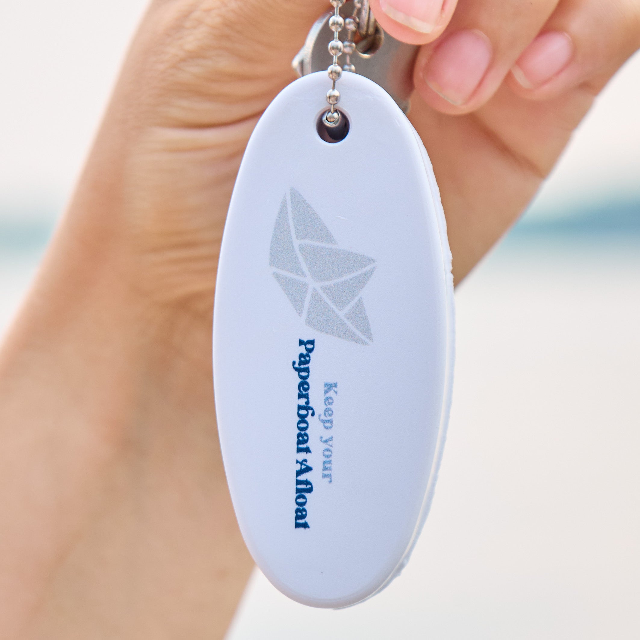Paperboat Floating Key Chain